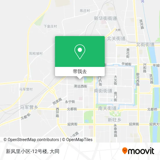 新风里小区-12号楼地图