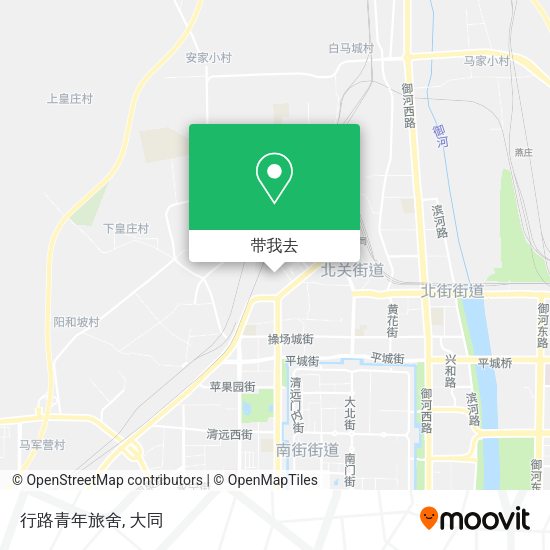 行路青年旅舍地图