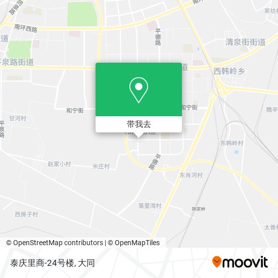 泰庆里商-24号楼地图