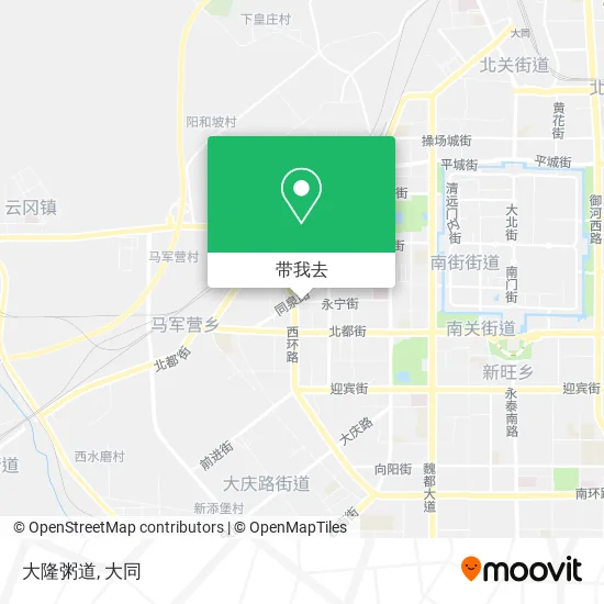 大隆粥道地图