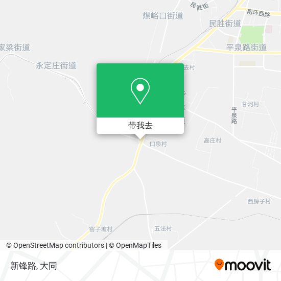 新锋路地图
