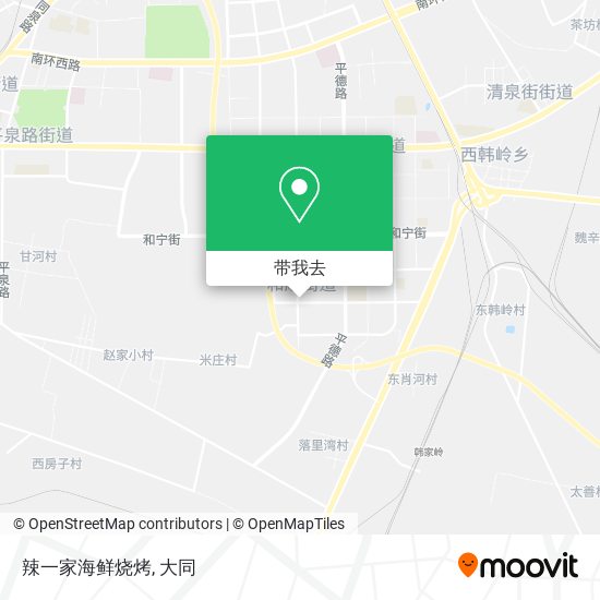 辣一家海鲜烧烤地图