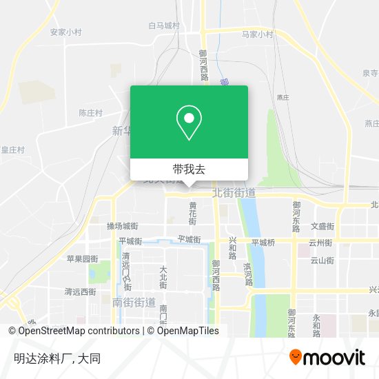 明达涂料厂地图