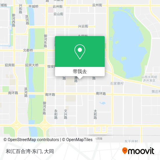 和汇百合湾-东门地图