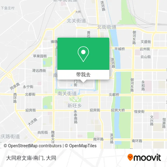 大同府文庙-南门地图