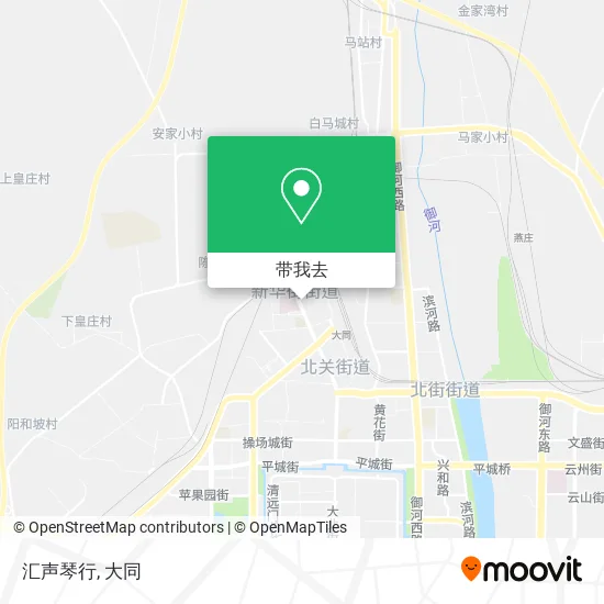 汇声琴行地图