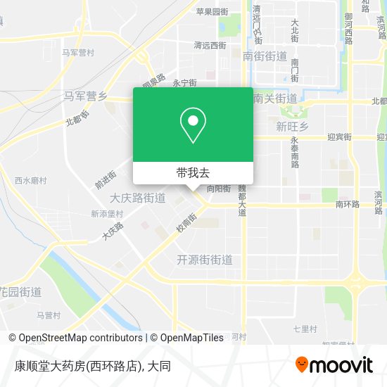 康顺堂大药房(西环路店)地图
