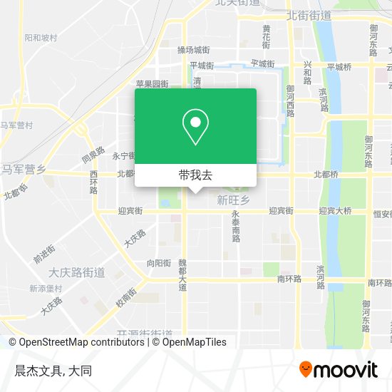 晨杰文具地图
