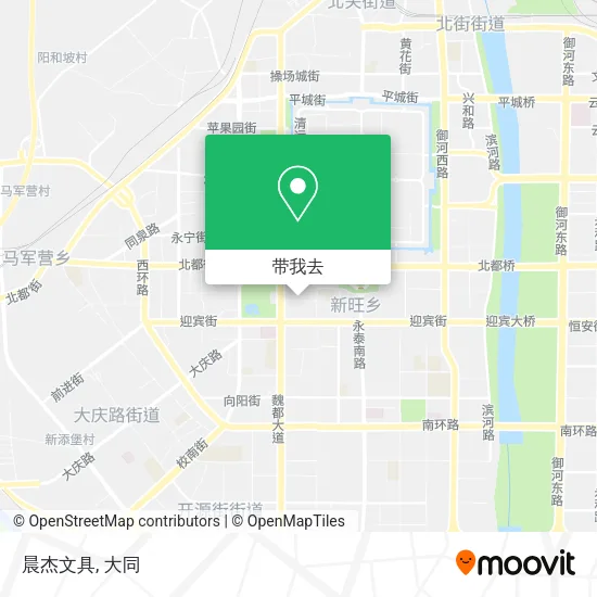 晨杰文具地图