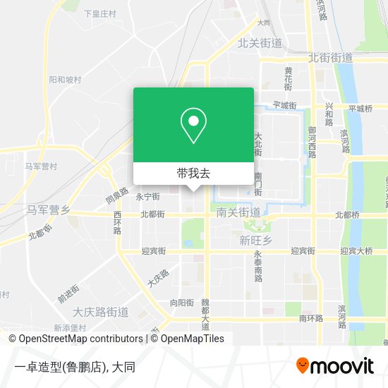 一卓造型(鲁鹏店)地图