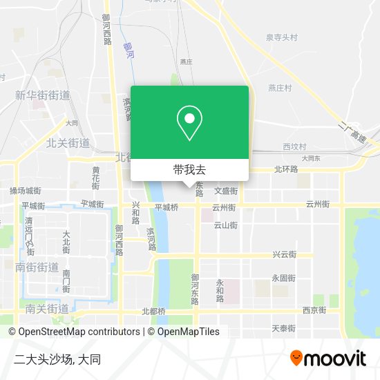 二大头沙场地图