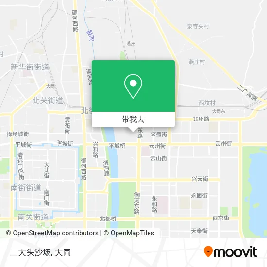 二大头沙场地图