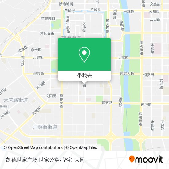 凯德世家广场·世家公寓/华宅地图