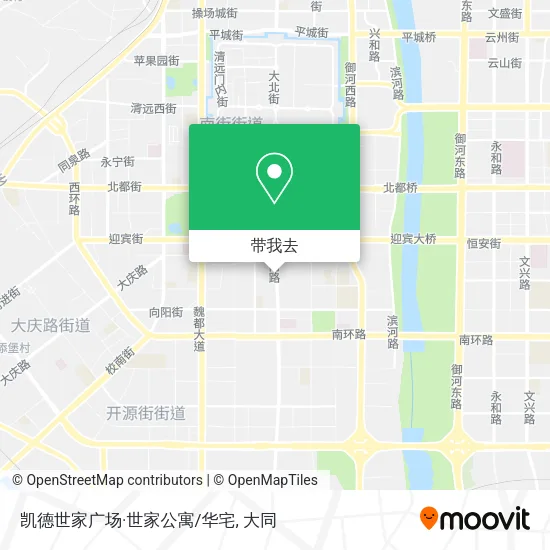 凯德世家广场·世家公寓/华宅地图