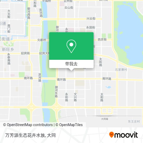 万芳源生态花卉水族地图