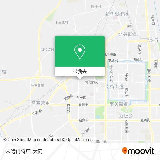 宏远门窗厂地图