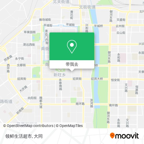 领鲜生活超市地图