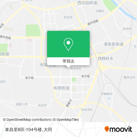 泰昌里B区-104号楼地图