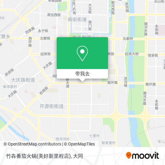 竹犇番茄火锅(美好新里程店)地图