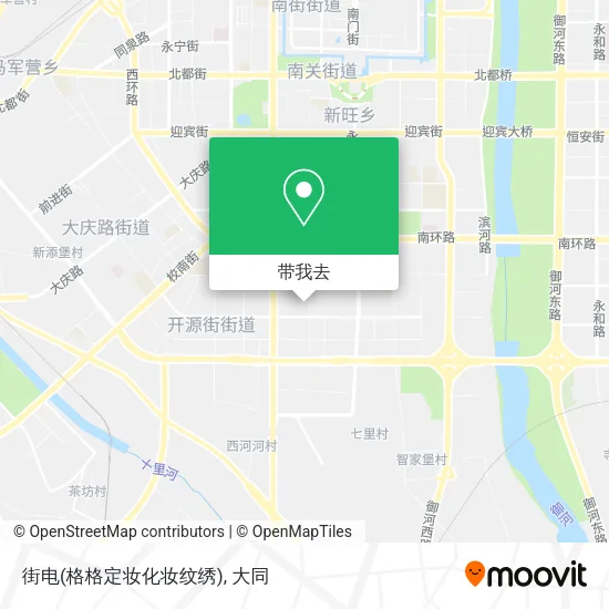 街电(格格定妆化妆纹绣)地图