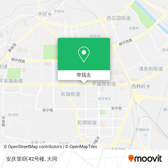 安庆里I区42号楼地图
