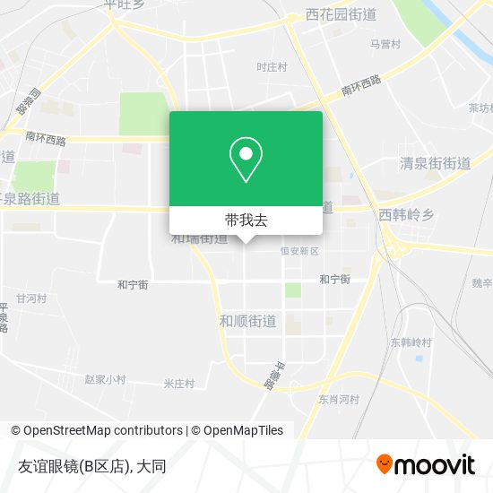 友谊眼镜(B区店)地图