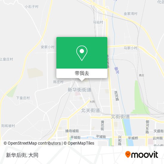 新华后街地图