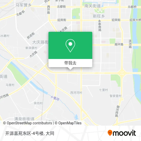 开源嘉苑东区-4号楼地图