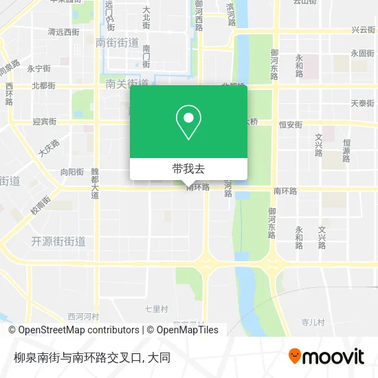 柳泉南街与南环路交叉口地图