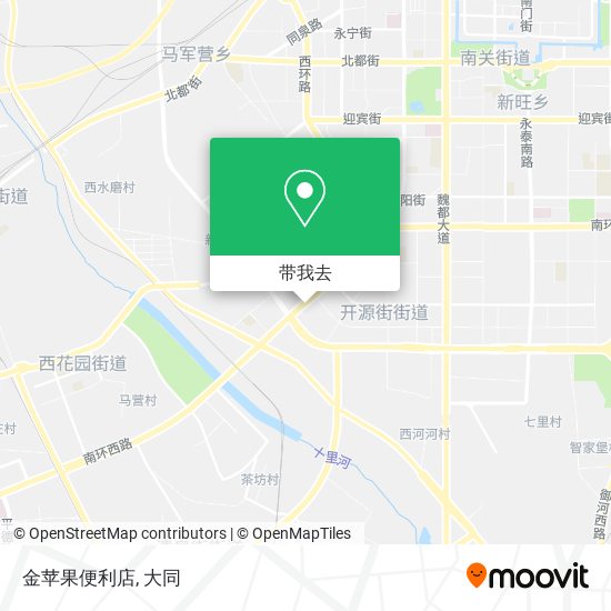 金苹果便利店地图