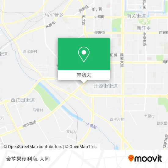 金苹果便利店地图