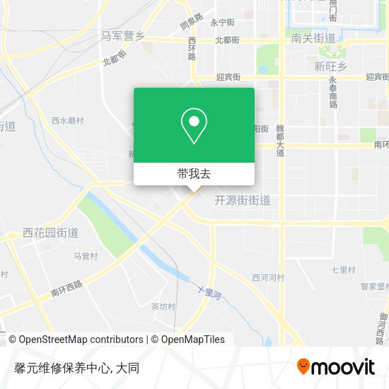 馨元维修保养中心地图