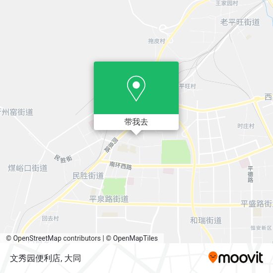 文秀园便利店地图