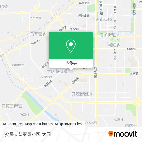 交警支队家属小区地图