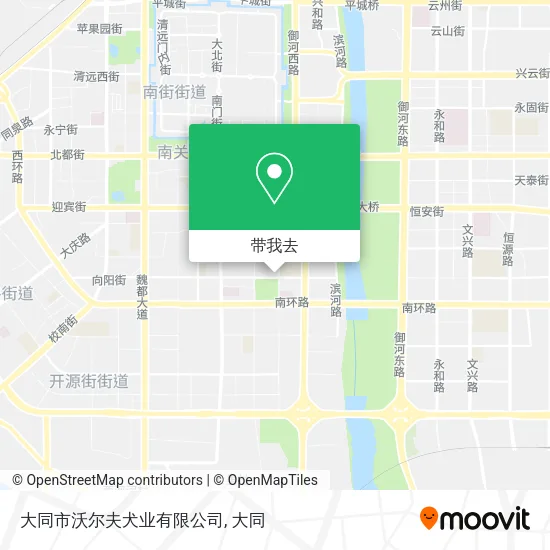 大同市沃尔夫犬业有限公司地图