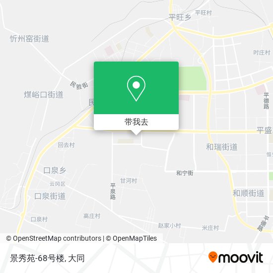 景秀苑-68号楼地图