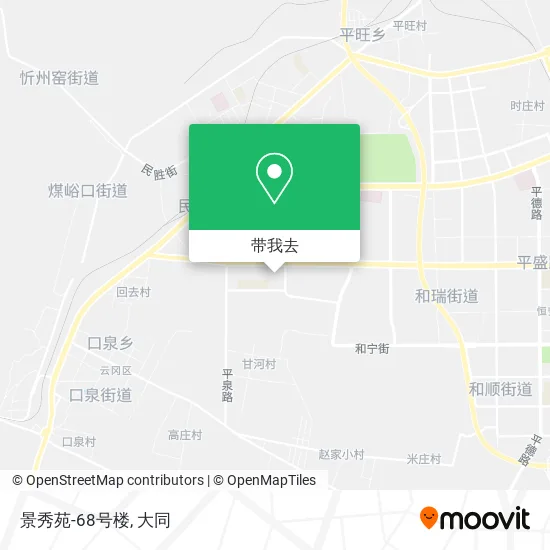 景秀苑-68号楼地图