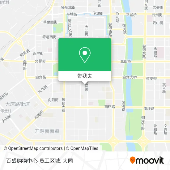 百盛购物中心-员工区域地图