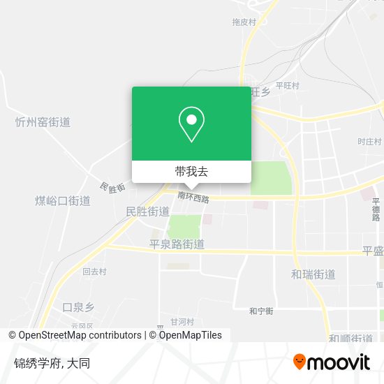 锦绣学府地图