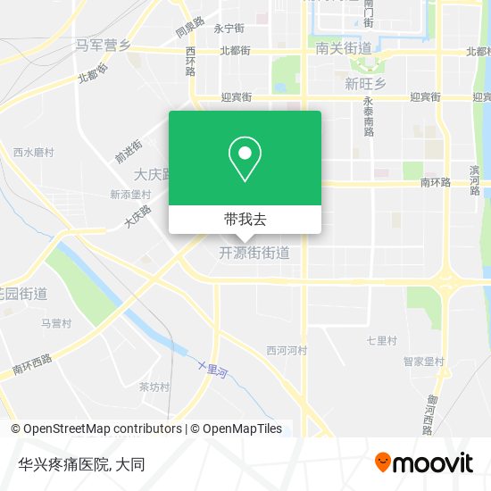 华兴疼痛医院地图