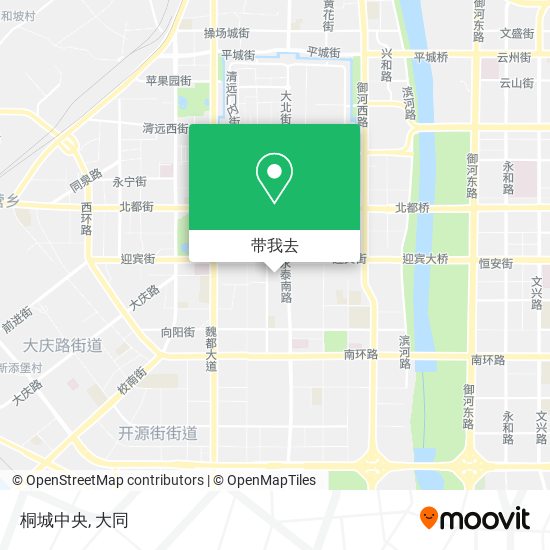 桐城中央地图