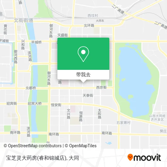 宝芝灵大药房(睿和锦城店)地图