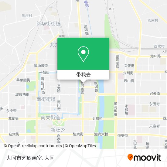 大同市艺欣画室地图