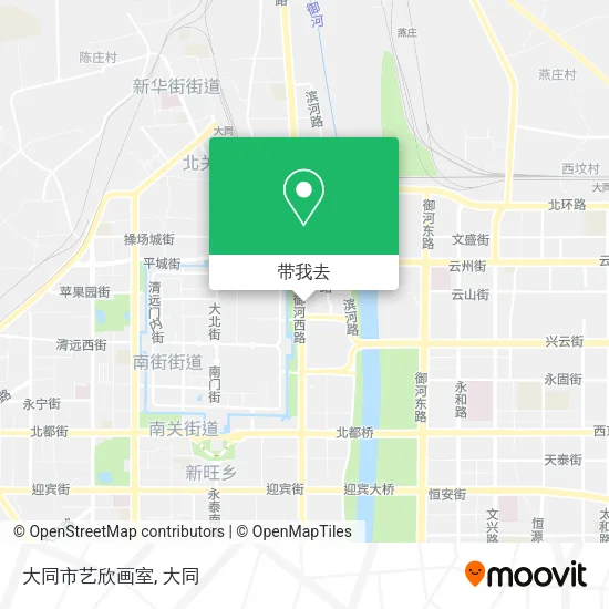 大同市艺欣画室地图