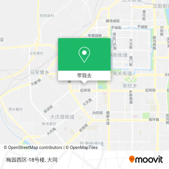 梅园西区-18号楼地图