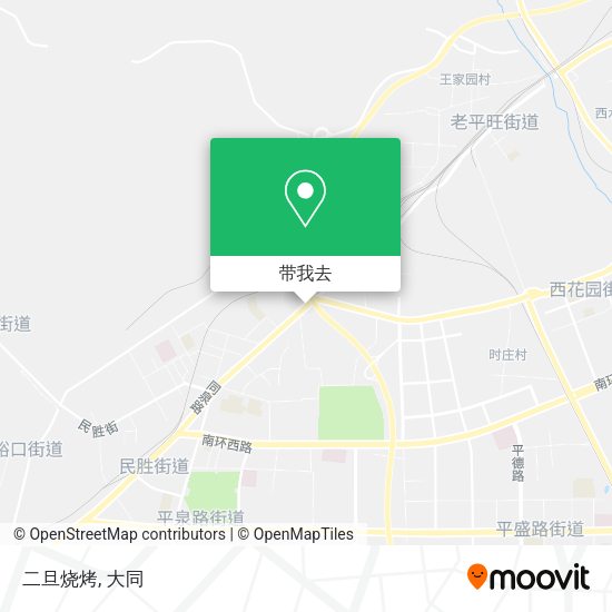 二旦烧烤地图