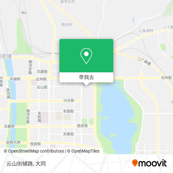 云山街辅路地图
