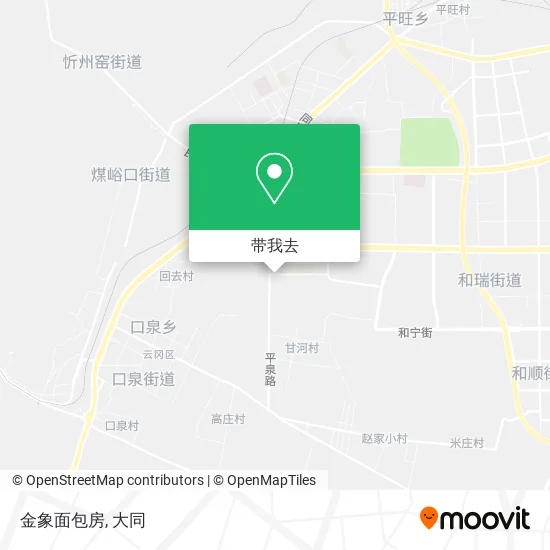 金象面包房地图