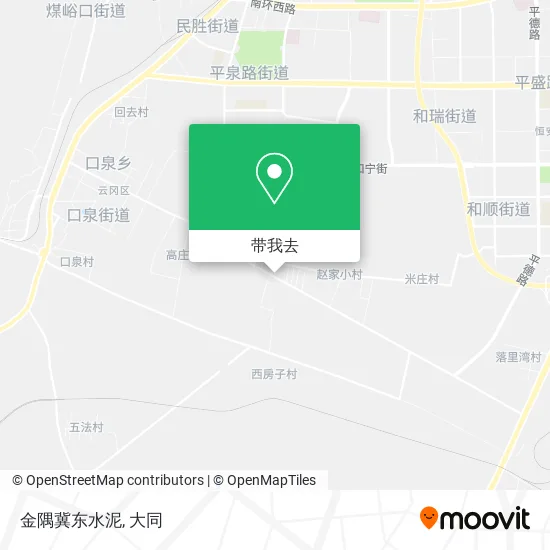 金隅冀东水泥地图
