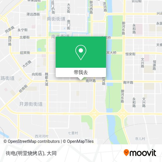 街电(明堂烧烤店)地图